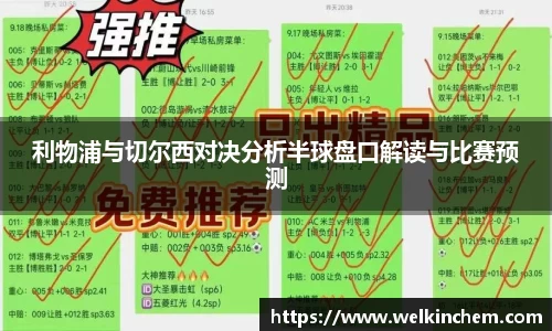 利物浦与切尔西对决分析半球盘口解读与比赛预测